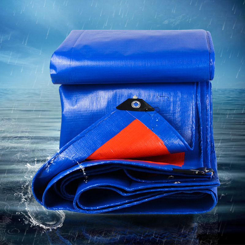 加厚防雨布篷布防水布遮阳防晒塑料布油布彩条布户外帆布遮雨布_虎窝淘