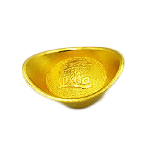 元宝金元宝银元宝大小号实心合金复古袖珍小元宝供奉用品家居摆件 - 图3