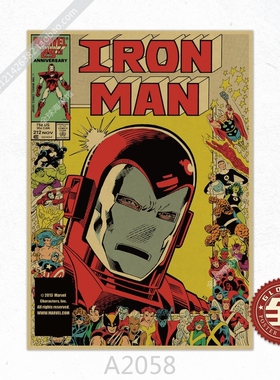 钢铁侠IronMan漫威漫画海报