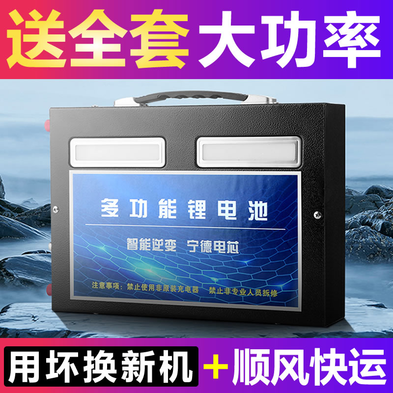 锂电池一体机48V大功率12V逆变220V大容量99V199伏电瓶新能源全套 - 图1