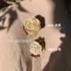 Xiao Xiangfeng Hair Clip Milk Tea Colored Hair Clip Net Red Camellia Hair Clip Super Fairy Small Clip Lady's Headwear at the Back of the Head