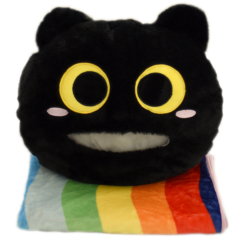 可爱猫咪抱枕暹罗猫珊瑚绒毛毯二合一午休枕盖毯沙发靠枕汽车靠垫,淘宝优惠券,粉丝福利购,淘宝优惠卷