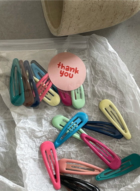 bb夹合金滴油少女心侧边碎发边夹
