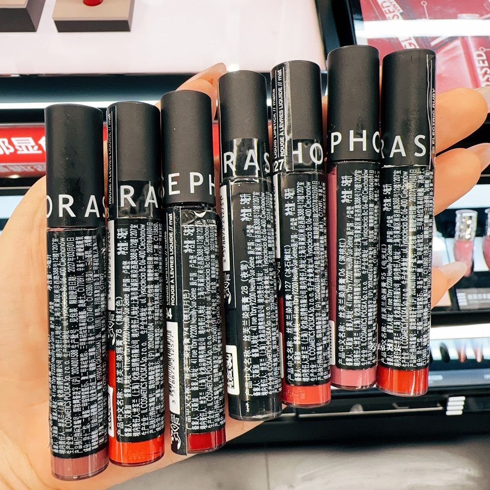 丝芙兰唇釉丝绒雾面哑光持久不沾杯不掉色口红无近效期专柜现货 - 图0