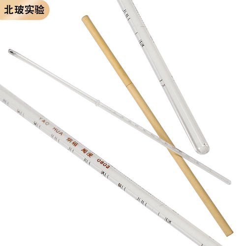 耀华竹节温度计0-360℃实验室烘箱用竹节温度计玻璃400mm - 图1