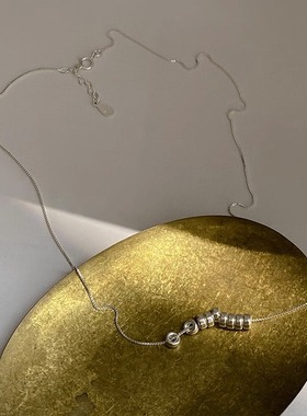 小珠子串珠项链高级感