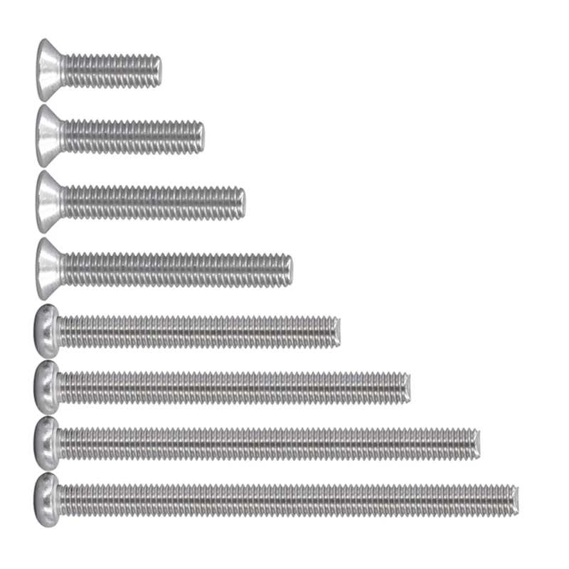 304不锈钢圆头螺栓 开关插座面板加长螺钉 盘头螺丝十字螺杆M4