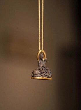 设计铜制普贤菩萨随身佛护身