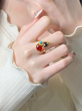 把福气戴在指尖!新中式葫芦戒指小众典雅气质古风福禄指环送女友