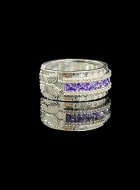 泰国佛牌蝴蝶王姹紫嫣红戒指古巴吉士纳戒指古巴吉士纳姹紫嫣红