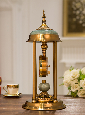 欧式风复古时钟别墅卧室装饰品