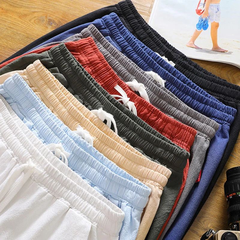 New Men Shorts Solid Harajuku Fashion rend Basketball Sweatp - 图1