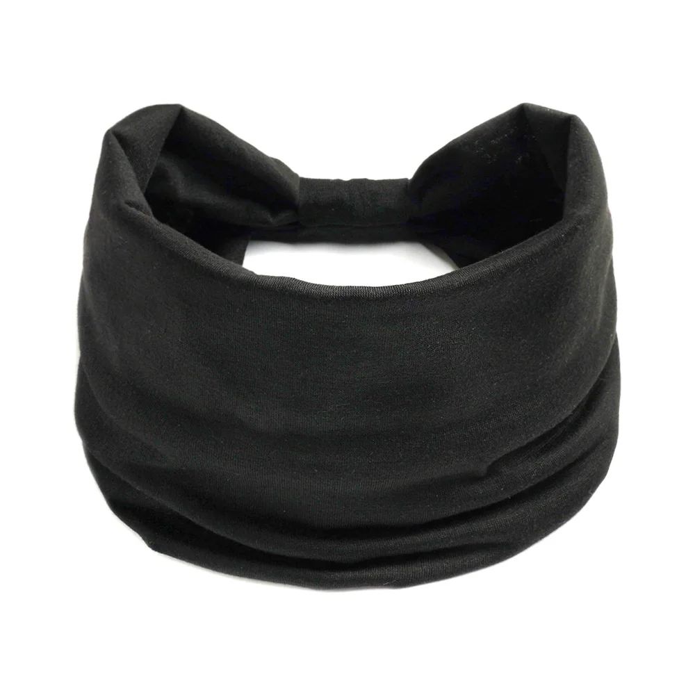 Cotton Elastic Knot Headbands for Women Girl Twist Cross Hai - 图0