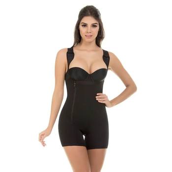 Zip Waist Lace Slimming Shaper Corset Control Shapewear Butt