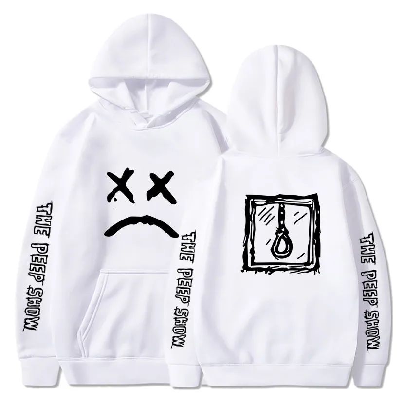 Hip Hop Lil Peep Hoodies Hell Boy Men Women Hooded Pullover-图1