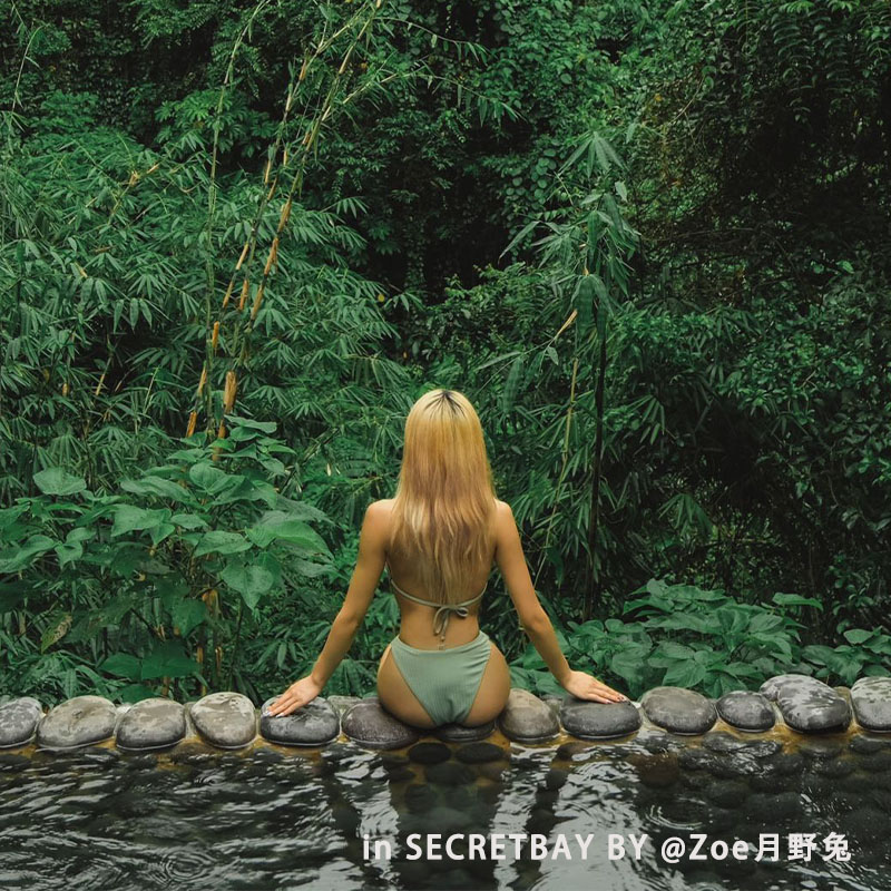 SECRETBAY 分体泳衣女经典三角杯度假温泉性感比基尼2024新款