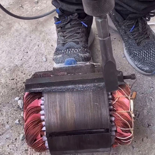 电机线圈拆除机拆铜神器取铜工具铜线拔出机拆马达神器锻打铲子 - 图0
