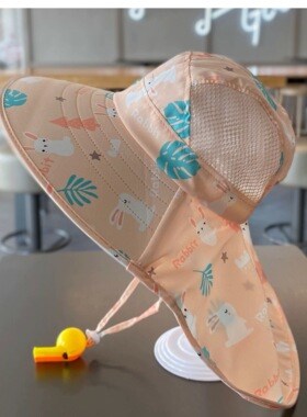儿童遮阳帽夏季防晒护颈