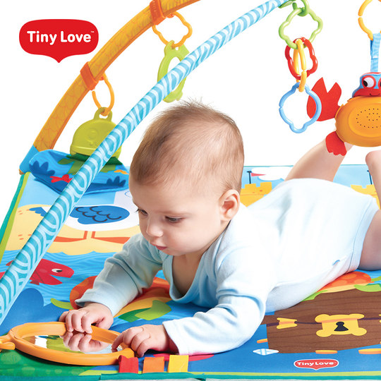 TinyLove婴儿健身架新生儿礼物宝宝躺着玩具0-3-6个月音乐游戏毯