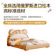 Children's bed boy cartoon tiger bed boy 1.5 meters single solid wood leather bed children's furniture small apartment