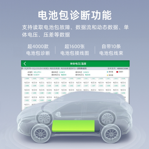 朗仁PS90MAX新能源诊断仪朗仁E2新能源检测仪新能源电池包诊断 - 图2