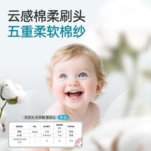 婴儿口腔清洁棉棒新生婴幼儿纱布刷宝宝牙刷乳牙刷洗舌苔舌头神器 - 图3
