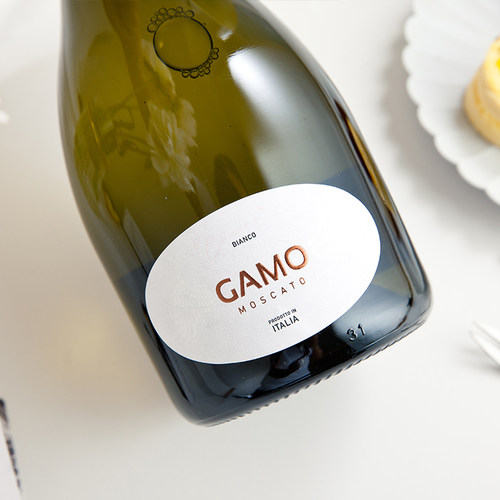 意大利Gamo卡摩莫斯卡托甜白起泡酒女士甜酒moscato 气泡葡萄酒 - 图2