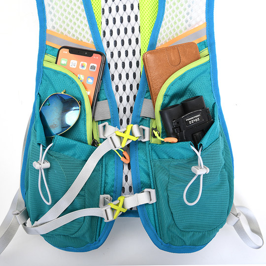 15L男女小双肩包儿童户外骑行登山包越野水袋包马拉松运动跑步包