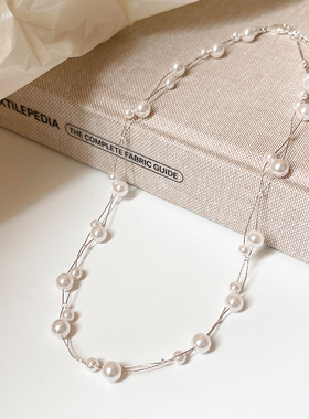 满天星珍珠项链高级感轻奢小众