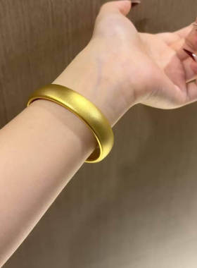 合金手镯 南非矿金【轮胎手镯】孟加拉赤金 北欧金 锡金 里外一色