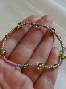 女生锆石水晶原创设计个性手链