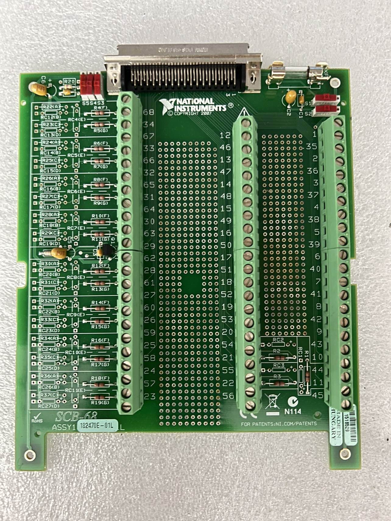 SCB-68 NI SCB-68 屏蔽式I/O 接线盒776844-01 连接端口的插入式 - 图0