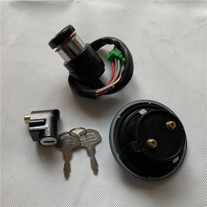 适用GN125-2 HJ125-8套锁风飙GM125/QS125-E电门锁油箱盖锁电源锁 - 图0