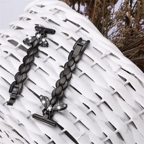 适用苹果iWatch8小蜜蜂图案锌合金表带Apple Watch7654SE金属钢带 - 图2