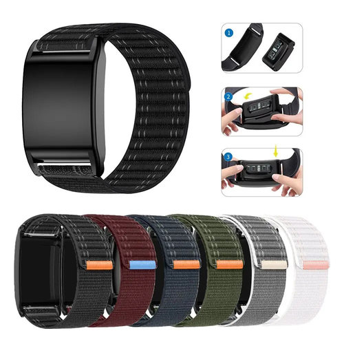 适用Whoop手环海洋尼龙表带Whoop4.0尼龙回环两节款腕带外贸款 - 图0