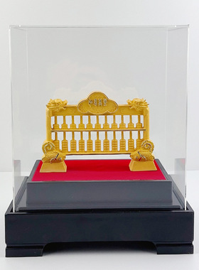 义乌厂家绒沙金如意算盘金算盘摆