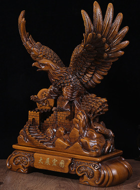 大展宏图老鹰摆件招财客厅电视柜
