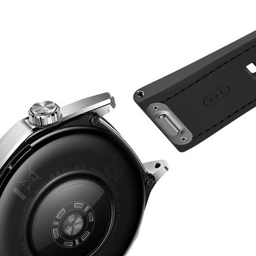 适用华为手表GT6/5Pro/4/3 2 46mm按键款复合编织表带按压式腕带 - 图2