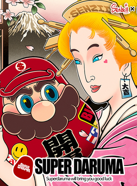 SENZII千记商行·达摩美人抱达摩