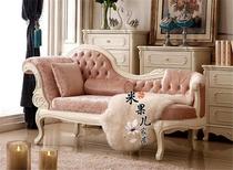 Faw-style solid wood Flowers Guido Sofa New Vintage Cloth Art Beauty PRINCESS CHAIR RECLINING CHAIR SLOTH CASUAL COUCH