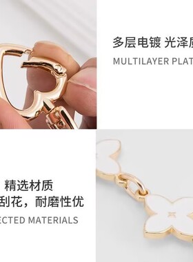 适用蔻驰酒神包morgan延长链coach腋下包包肩带改造链条装饰配件