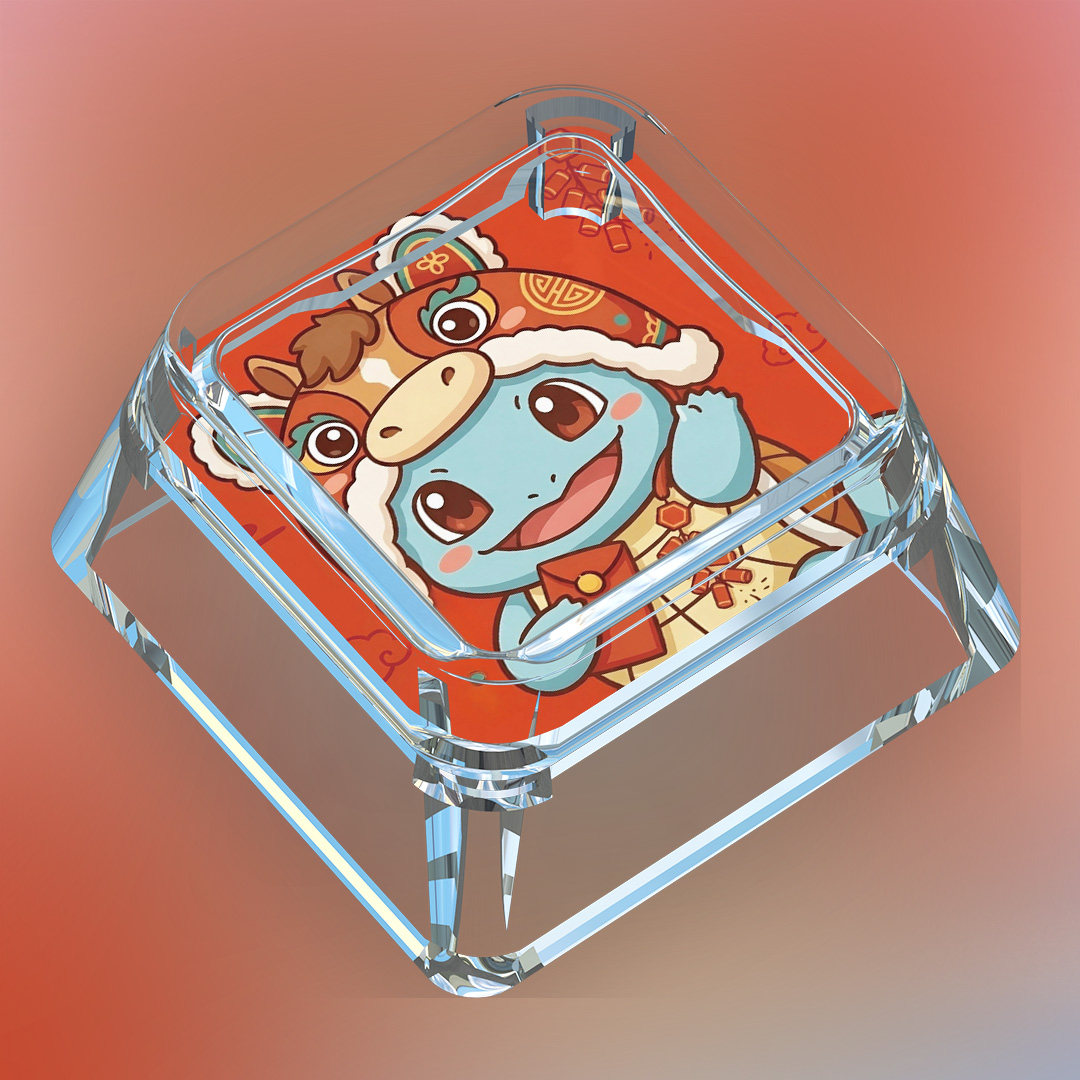 黑神话宝可梦键帽单个卡通可爱皮卡丘耿鬼新年可达鸭机械键盘键帽,淘宝优惠券,粉丝福利购,淘宝优惠卷