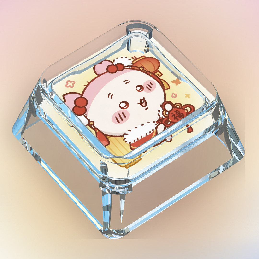 锦鲤乌萨奇键帽单个卡通可爱吉伊卡哇暴富飞鼠新年机械键盘键帽,淘宝优惠券,粉丝福利购,淘宝优惠卷