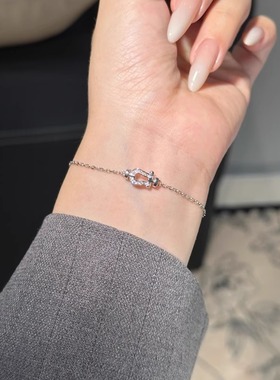 送礼物爱心型蓝绿松石色转运全绳