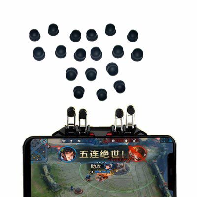 吃鸡神器配件皮塞硅胶触控头按键胶通用手柄按钮导电胶套射击触点 - 图1