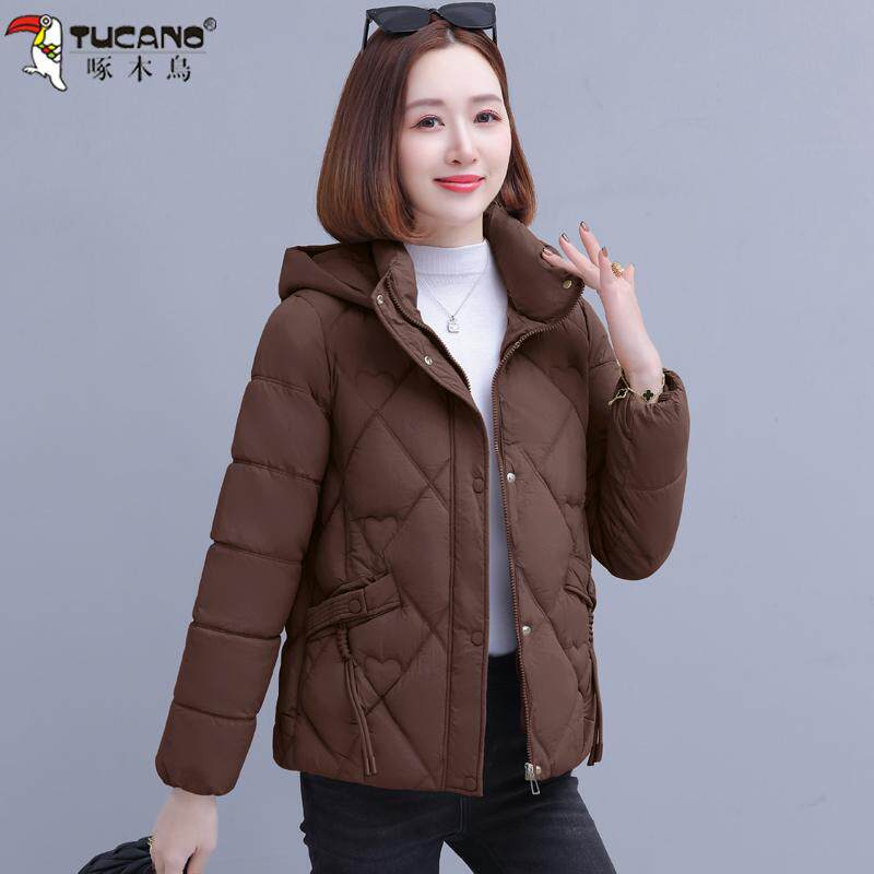 啄木鸟棉衣女款爆款2024新款中年妈妈冬装时尚小棉袄短款棉服外套,淘宝优惠券,粉丝福利购,淘宝优惠卷