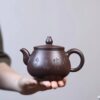 Authentic Yixing purple clay pot, original ore, stale old purple clay, Baifu Zile Palace Lantern Pot, high-end teapot, tea set gift