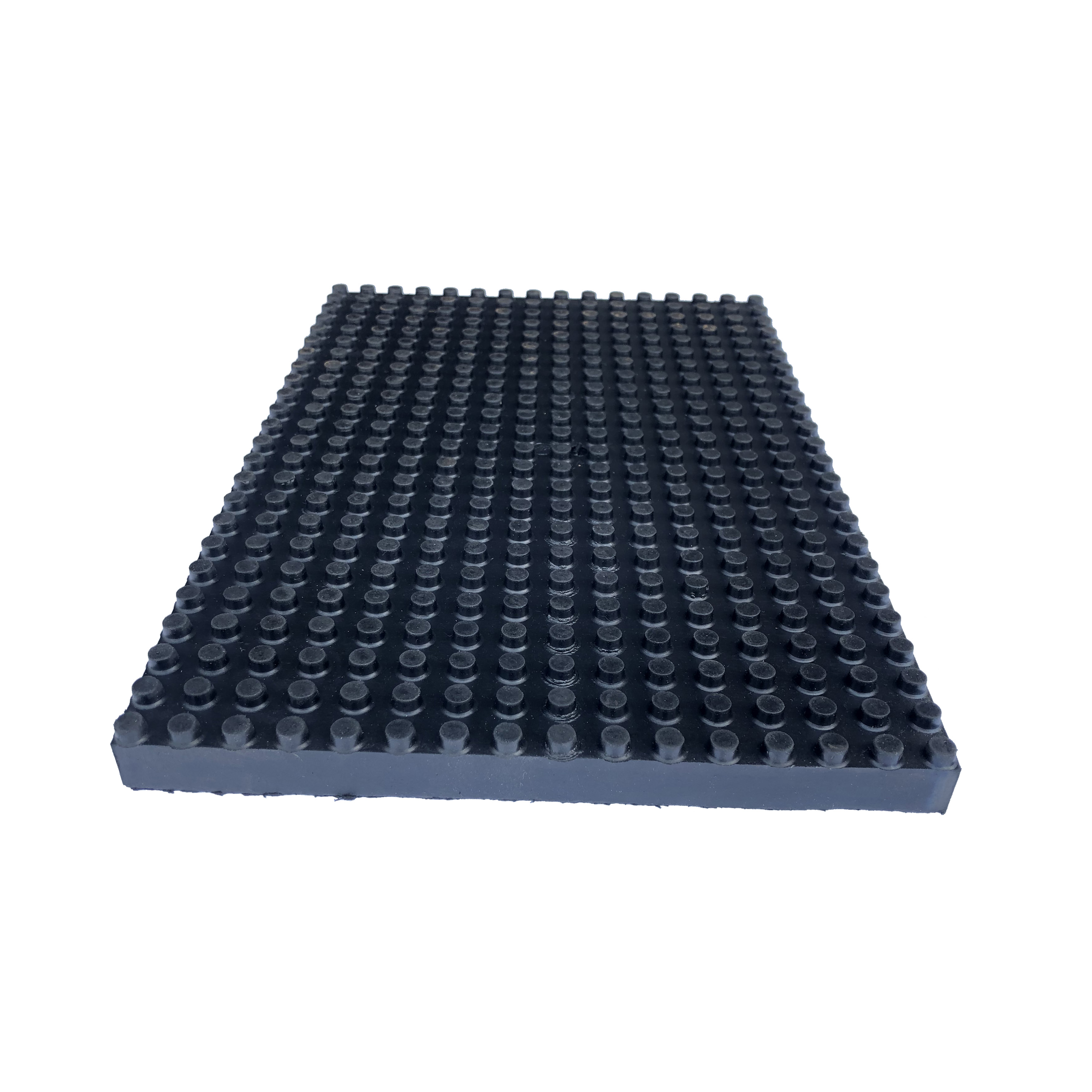 粒面冲床防震胶垫缓冲垫防滑胶板橡胶块方垫机器橡胶减震颗粒机脚 - 图3