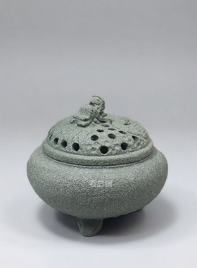 石总铺品牌惠安石雕工艺天然石整石雕刻香炉复古家居茶桌摆件装饰