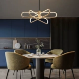 Современная и минималистичная люстра, креативный светодиодный потолочный светильник для гостиной